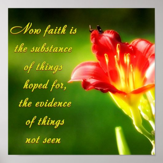 Faith is poster (Voorkant)