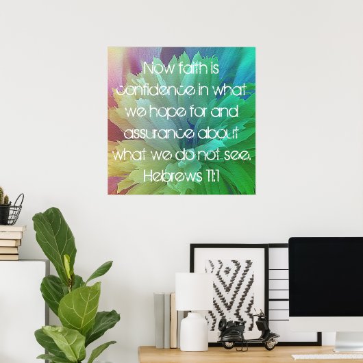 Faith is tweeslachtig versum 11:1 poster (Thuiskantoor)