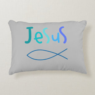 Faith, Jesus Accent Kussen
