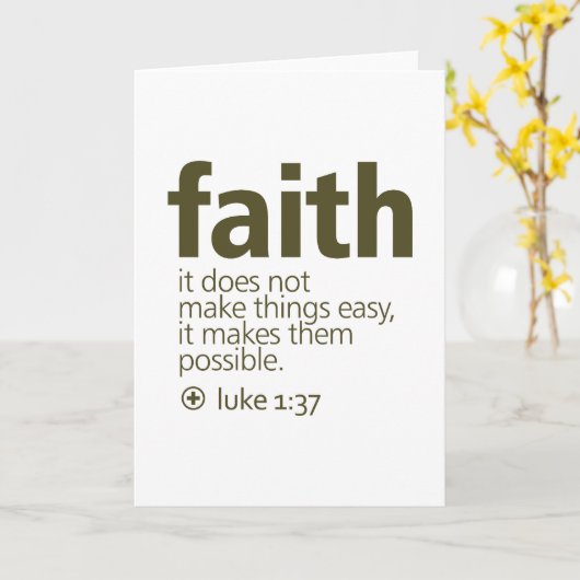 Faith Kaart (Gele Bloem)