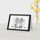 Faith-kaart Kaart (Gele Bloem)