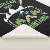 Faith kan bergen Quote verplaatsen Sherpa Deken (3/4)