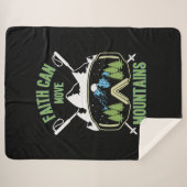 Faith kan bergen Quote verplaatsen Sherpa Deken (Voorkant (horizontaal))