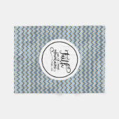 Faith kan bergen verplaatsen fleece deken (Voorkant (Horizontaal))