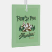 Faith kan bergen verplaatsen glas ornament (Voorkant Rechts)