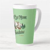 Faith kan bergen verplaatsen latte mok (Rechterhoek)