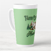 Faith kan bergen verplaatsen latte mok (Linkerhoek)