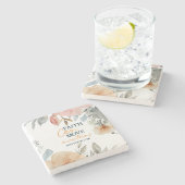 Faith kan bergen verplaatsen stenen onderzetter (Zijkant)