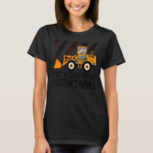 Faith kan bergen wiellader bewegen t-shirt