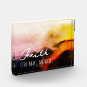 Faith kan Miracles Grunge Roos Gold Sunny maken Fotoblokken (Links)