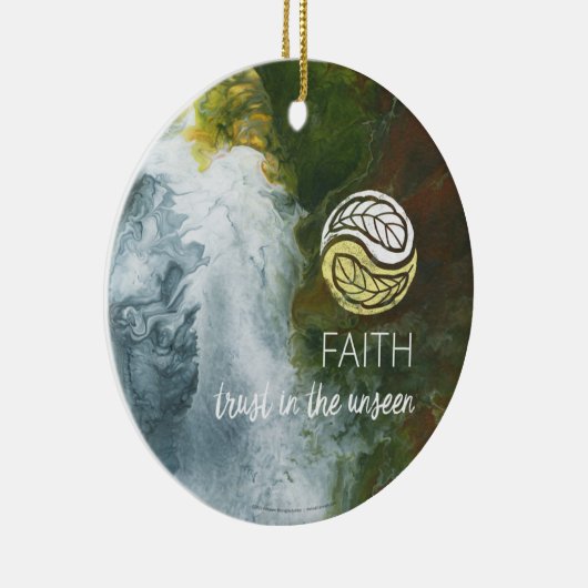 Faith Keramisch Ornament (Rechts)
