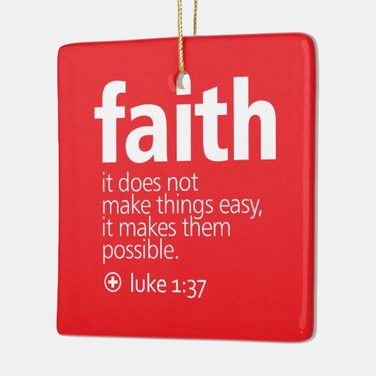 Faith Keramisch Ornament (Links)