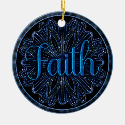 Faith Keramisch Ornament (Voorkant)