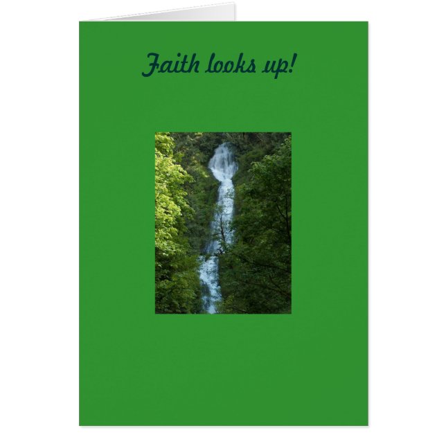 Faith kijkt op! (Voorkant)