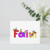 Faith Kinder Briefkaart (Staand voorkant)
