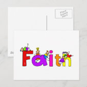 Faith Kinder Briefkaart (Voorkant / Achterkant)