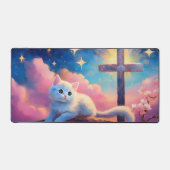 Faith Kitten - Mousemat Bureaumat (Voorkant)