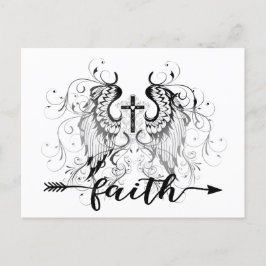 Faith kruis briefkaart