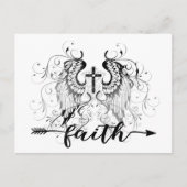 Faith kruis briefkaart (Voorkant)