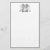 Faith kruis briefpapier (Voorkant)