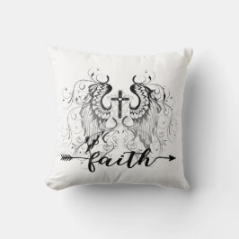 Faith kruis kussen