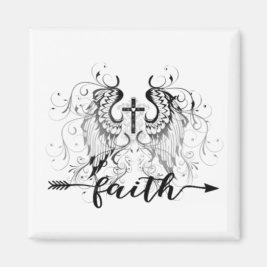 Faith kruis magneet (Voorkant)