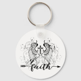 Faith kruis sleutelhanger