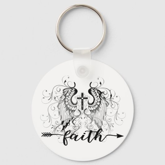 Faith kruis sleutelhanger (Voorkant)