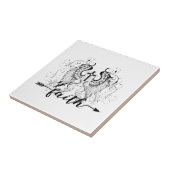 Faith kruis tegeltje (Zijkant)