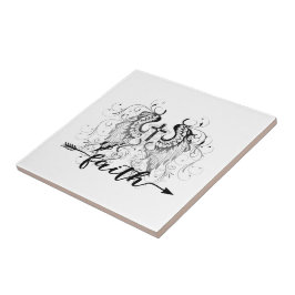 Faith kruis tegeltje