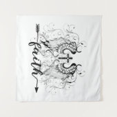 Faith kruis wandkleed (Voorkant (horizontaal))