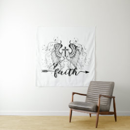 Faith kruis wandkleed