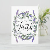 Faith Lavender en Eucalyptus Kaart (Staand voorkant)