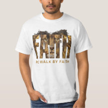 Faith Leeuw T-shirt Wit
