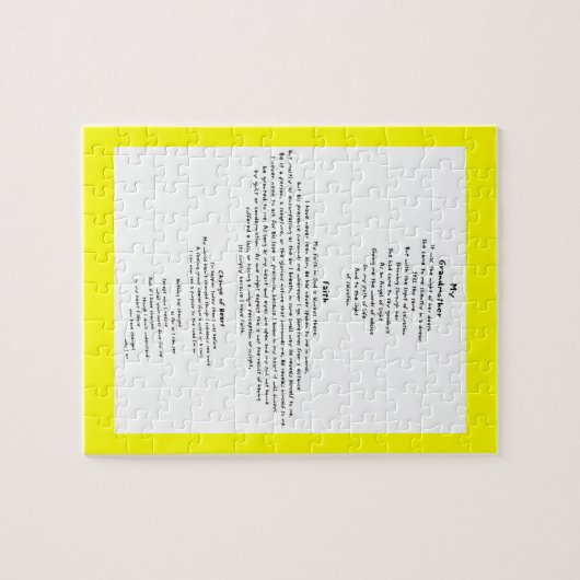 Faith Legpuzzel (Horizontaal)