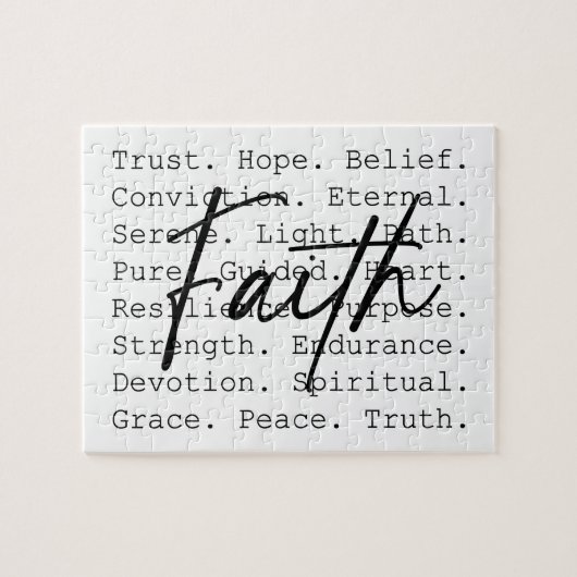 Faith Legpuzzel (Horizontaal)