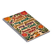 Faith Lights My Path Christian Art - Inspirational Notitieboek (Rechterzijde)