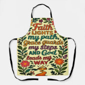 Faith Lights My Path Christian Art - Inspirational Schort (Voorkant)