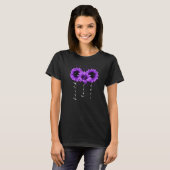 Faith Love Cure Sunflower Epilepsy Awareness Warr T-shirt (Voorkant volledig)