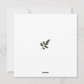 Faith Love Family Modern Minimale kerstfoto Feestdagenkaart (Achterkant)