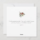 Faith Love Family Moderne Minimale Kerstfoto Feestdagenkaart (Achterkant)