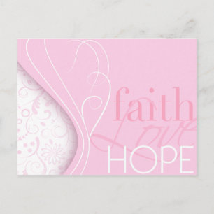Faith Love Hope Briefkaart