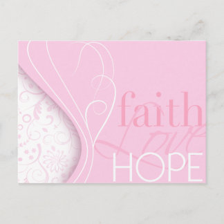 Faith Love Hope Briefkaart