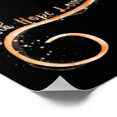 Faith Love Hope moeit Aml Leukemia Awareness Poster (Hoek)