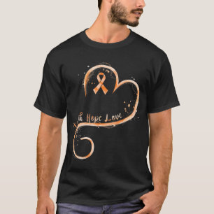 Faith Love Hope moeit Aml Leukemia Awareness T-shirt