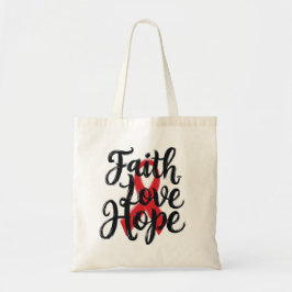 Faith, Love, Hope Tote Bag