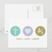 Faith Love Kendo Briefkaart (Voorkant / Achterkant)