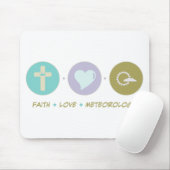 Faith Love Meteorology Muismat (Met muis)