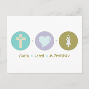 Faith Love Midwifery Briefkaart