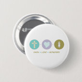 Faith Love Midwifery Ronde Button 5,7 Cm (Voorkant /achterkant)